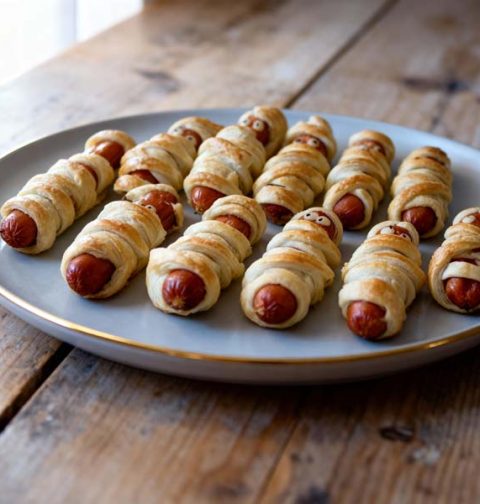 Hotdogs in kamerjas