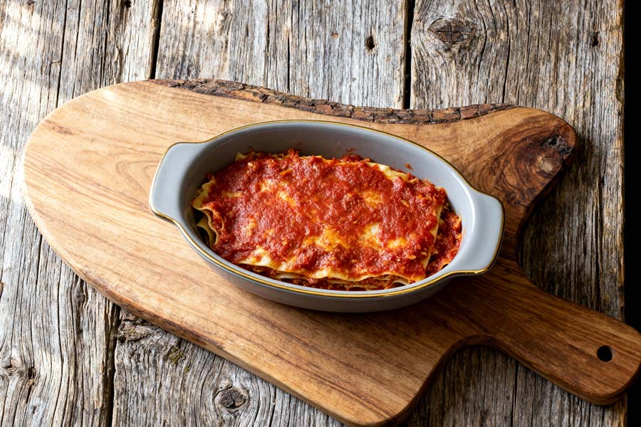 Lasagne met tomatensaus